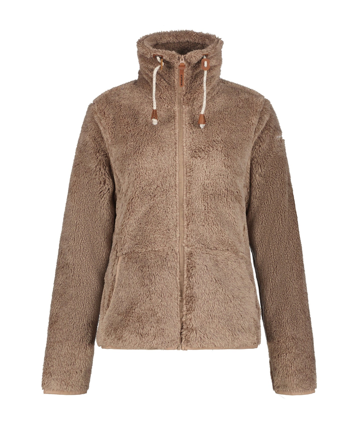 Icepeak Colony Teddyfleece-Jacke Damen, Braun