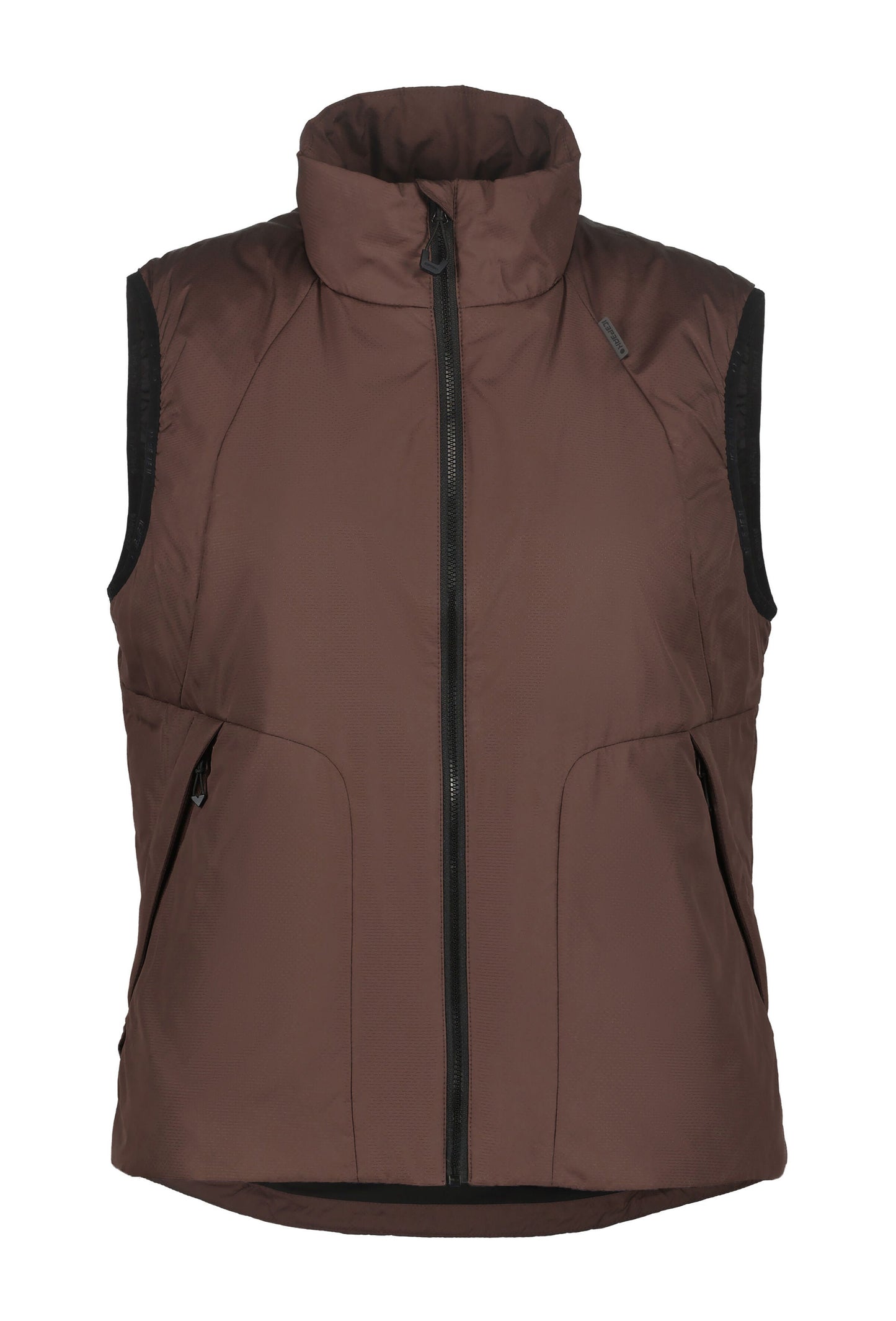 Icepeak Baroda wattierte Weste Damen, Schokoladenbraun