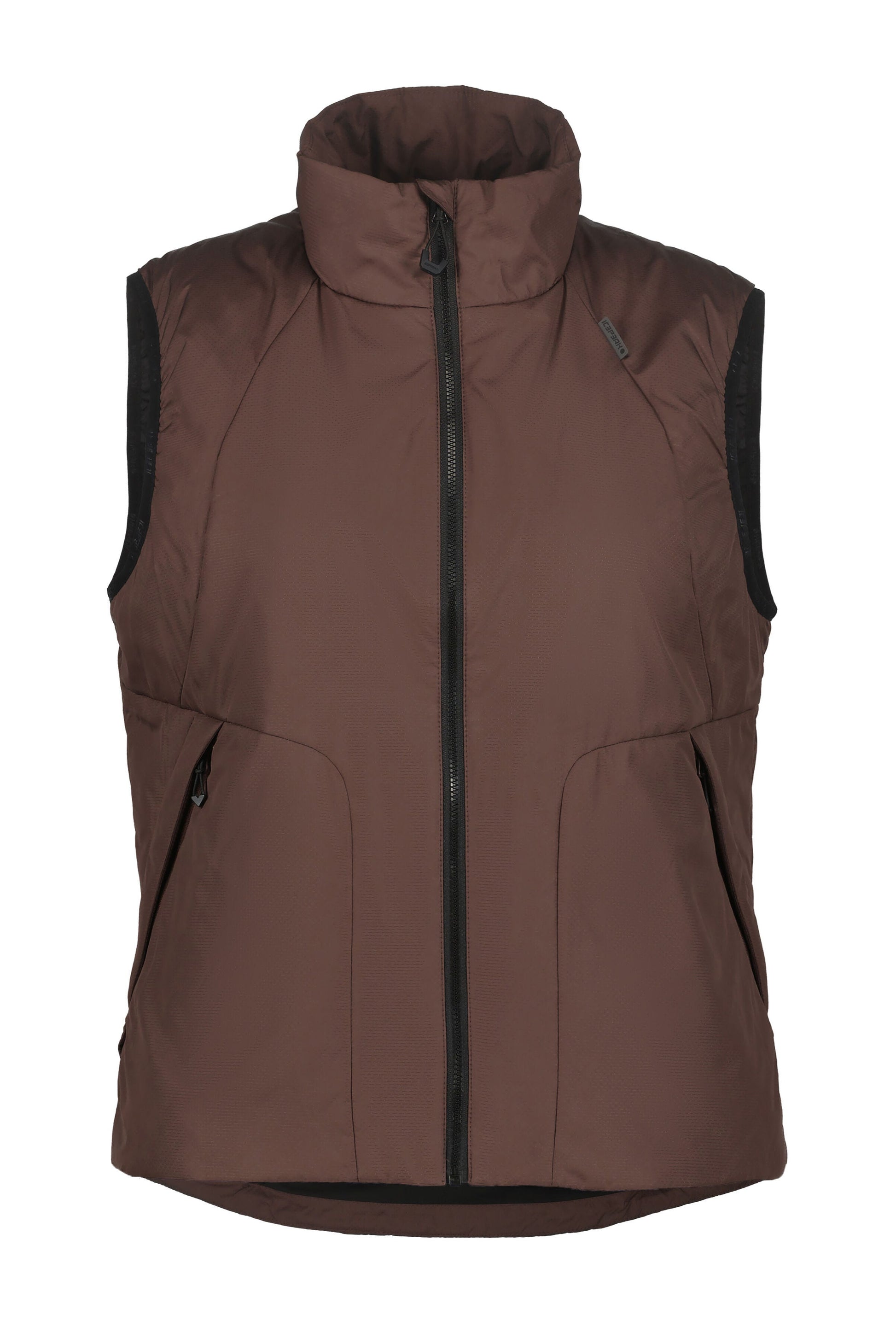 Icepeak Baroda wattierte Weste Damen, Schokoladenbraun