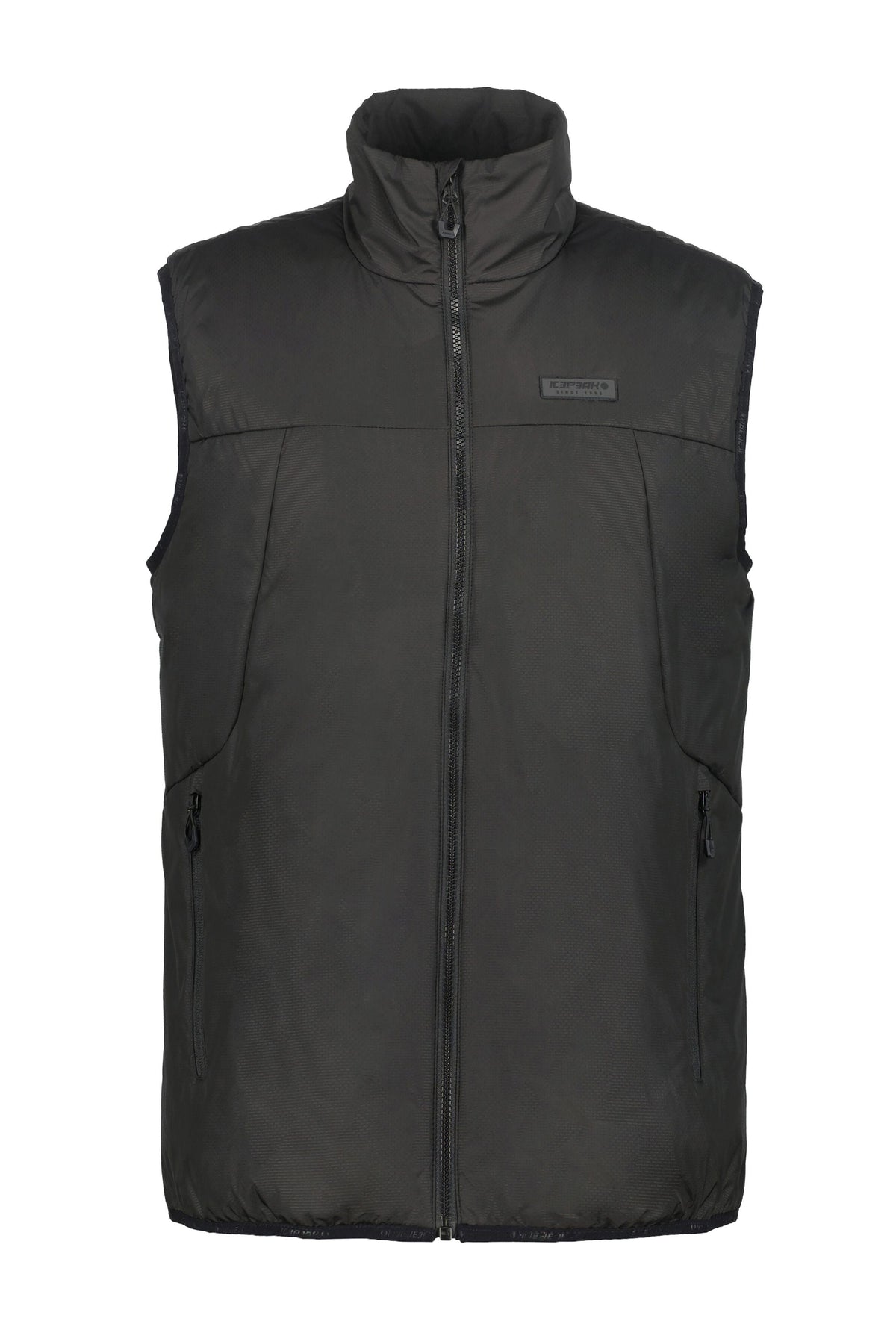 Icepeak Barlow wattierte Weste Herren, Schwarz