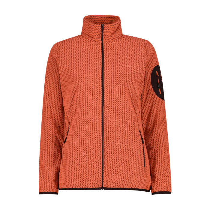 CMP Struktur-Fleece Jacke Damen Mariegold