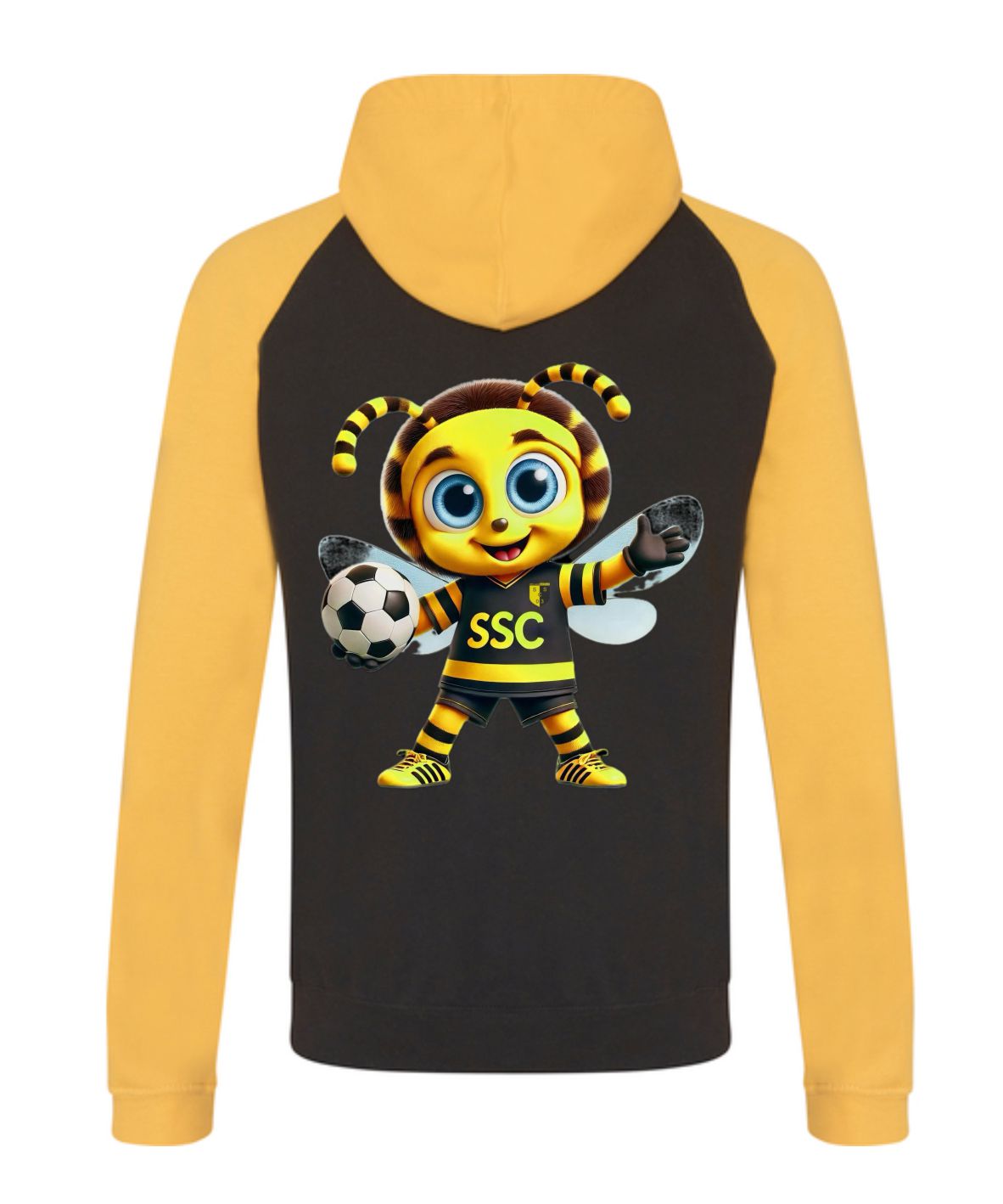 SSC Landstuhl Hoodie gelb/schwarz inkl. Druck