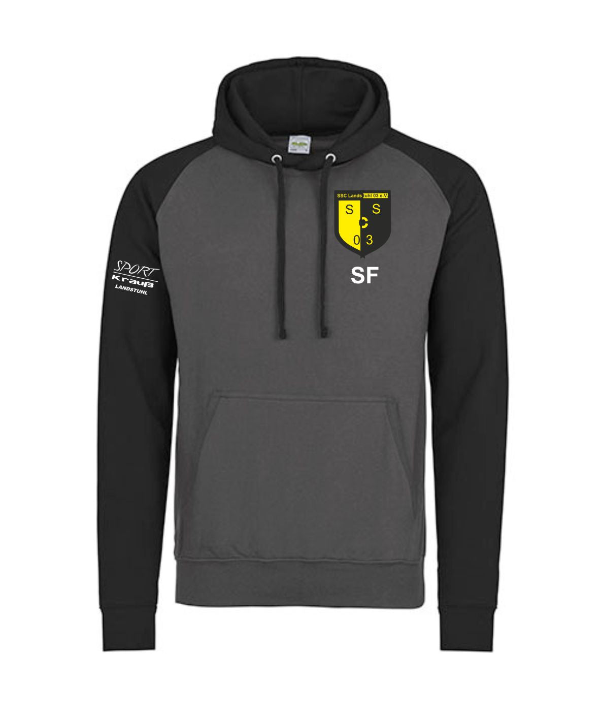 SSC Landstuhl Hoodie gelb/schwarz inkl. Druck