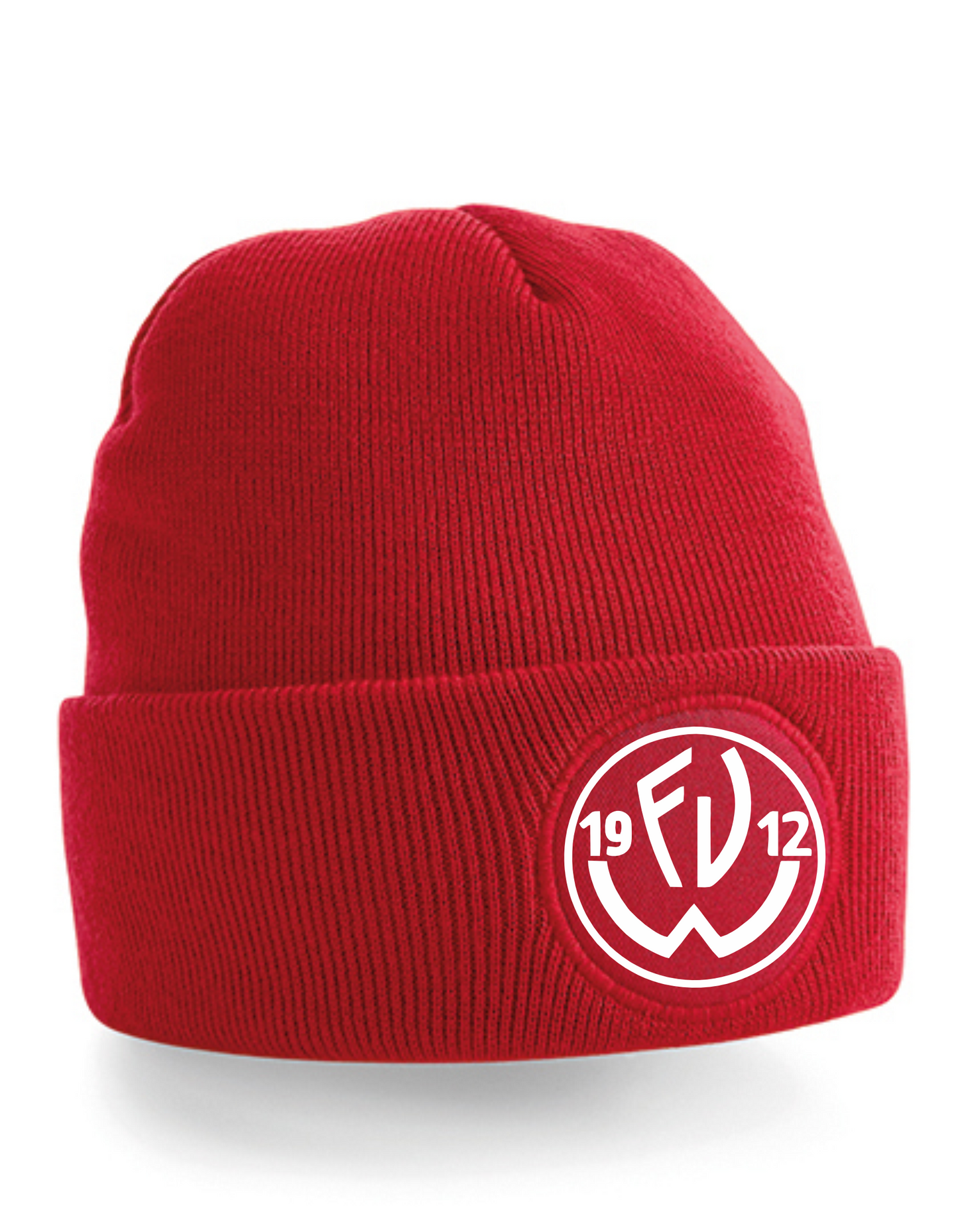 FV Weilerbach Beanie Patch Schwarz Rot