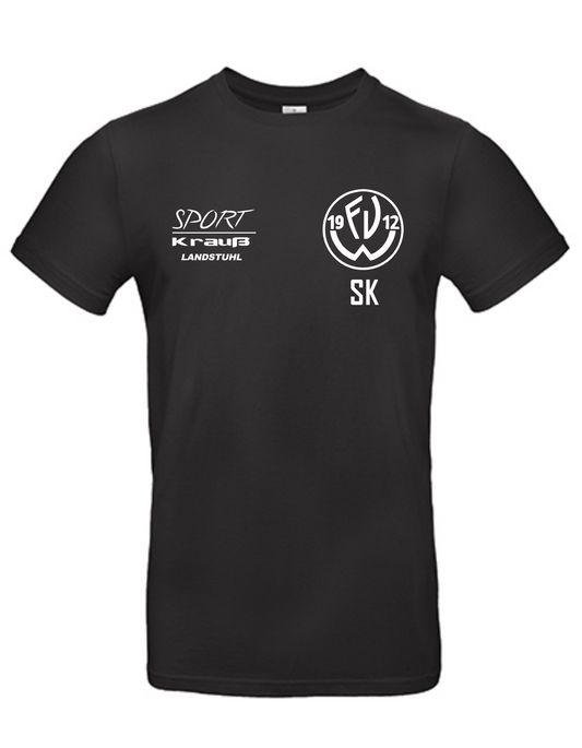 FV Weilerbach B&C E190 Baumwollshirt Schwarz